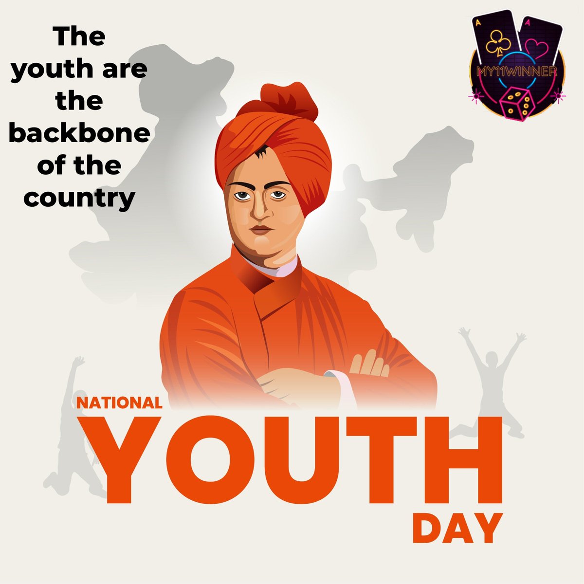 my11winner's tweet photo. "On this special day, let's pledge to work together in making the world a better place for everyone to live and thrive."
"Happy International Youth Day."
#teenpatti #rummycircle #rummy #ludo #ludoking #casino #cardgame #martkarma #GamingRevolution #TechInGaming #NextGenE https://t.co/n3uTDu6I9m