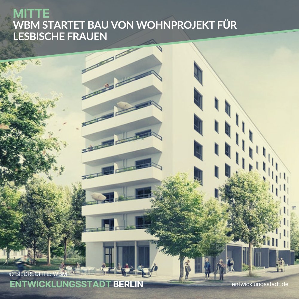 LefflerBjorn's tweet photo. Auf einem Grundstück westlich des Rathauses Mitte und des Kino International will die #WBM den #Neubau eines achtgeschossigen Wohngebäudes realisieren. Entstehen soll dabei ein inklusives und generationenübergreifendes #Wohnprojekt für lesbische Frauen:
https://t.co/XNFIyAZFCc https://t.co/YJ70nZSomr
