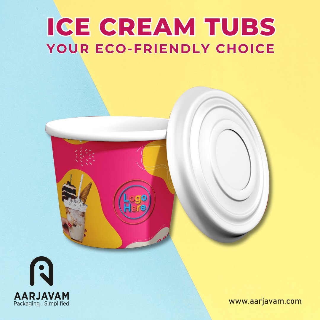aarjavamppl's tweet photo. Indulge in Sweet Bliss with Our Custom Ice Cream Tub! ๐ฆโจ
Satisfy your cravings in style with our premium ice cream containers featuring chic matching lids โ because your frozen treats deserve to look as heavenly as they taste! ๐๐ซ
#Aarjavam #saraf #icecreampackaging #takeout https://t.co/tzduBHZw98