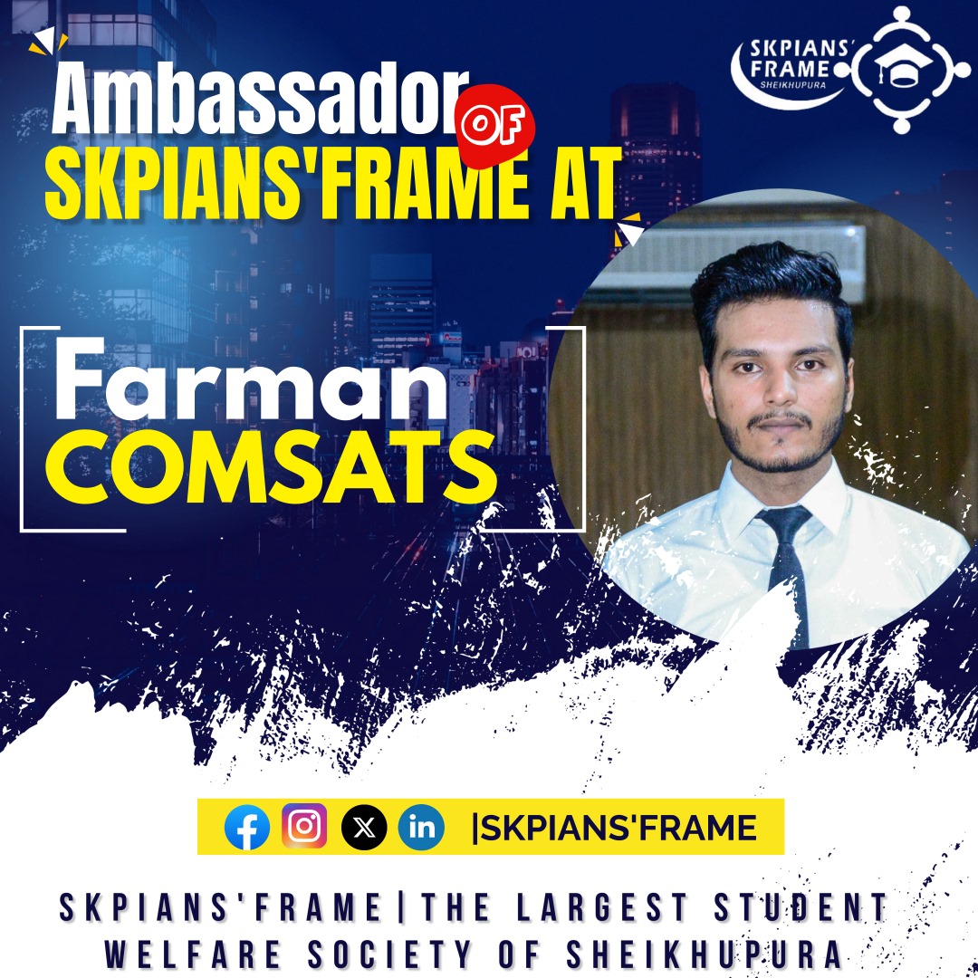SkpiansFrame's tweet photo. Embarking on a journey of excellence with our newly appointed ambassadors!
Join us in the grand induction campaign as we welcome the passionate trailblazers chosen to represent our vibrant society.
Apply now;
https://t.co/tsWbZgfTwc
#Skpiansframe https://t.co/Gbr6ttcdTK