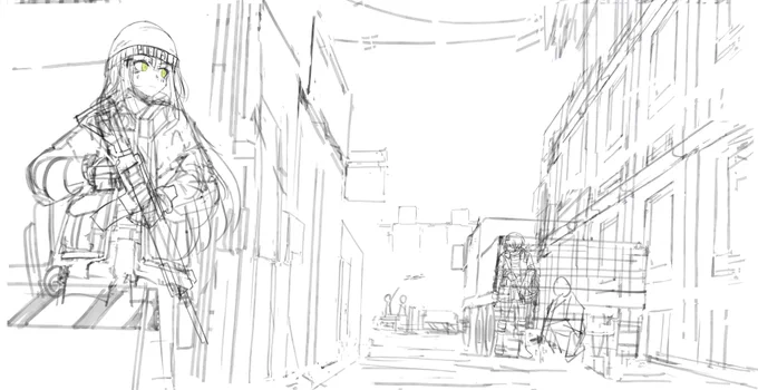 #少女前線 #Girlsfrontline #소녀전선 #ドルフロ    Division HK416 wip