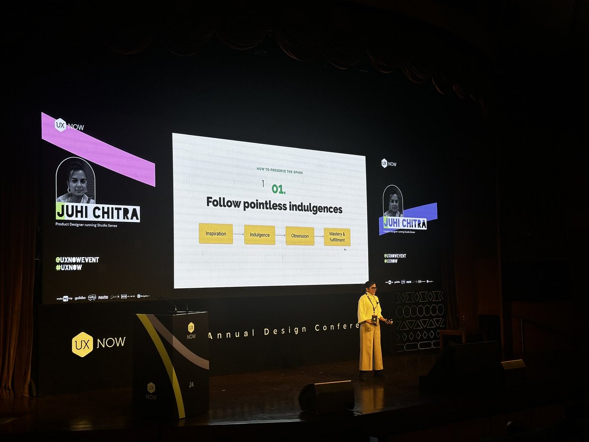 uxnowevent's tweet photo. Some significant findings from @JuhiChitra about “How to preserve the spark”

#uxnow #uxnowevent #uxnow2024 #design https://t.co/RPALNcMQn8