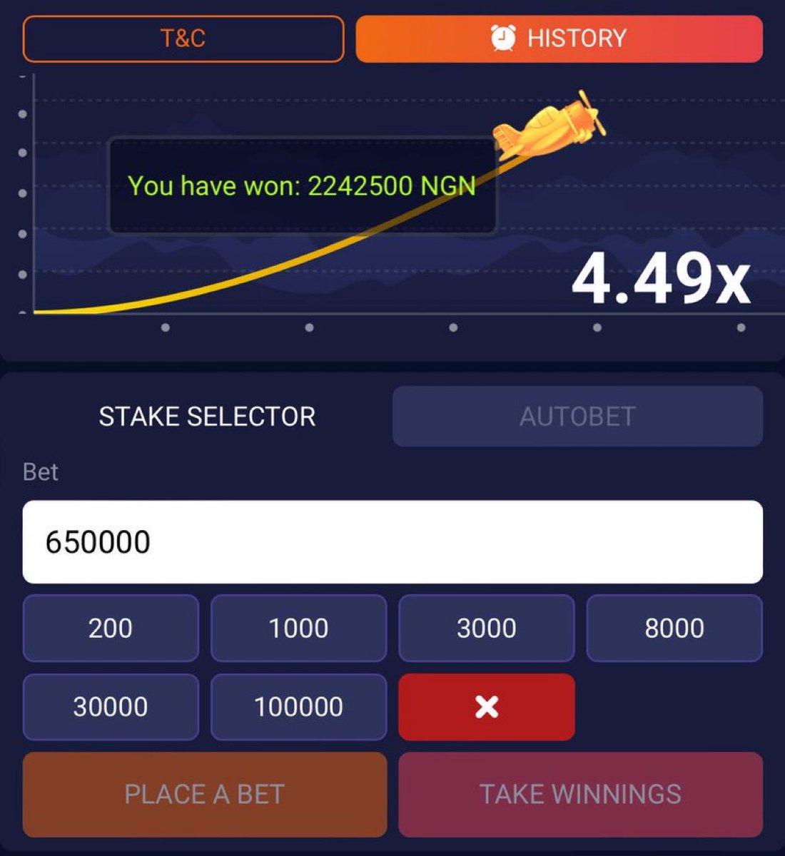 2.2M  just boom on 1x crash 🔥🥶🫣

First 200 retweet’s drop Aza 

PLAY &amp; WIN here 👉 tinyurl.com/2p958zb9 (promo code - Flash12345) after funding with nothing less than 100k-500k let me know.