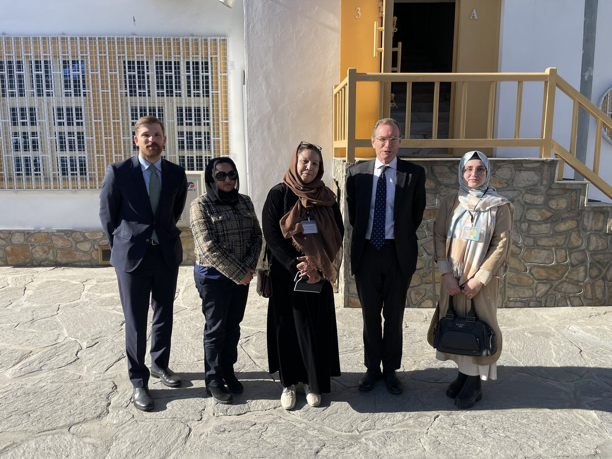 Productive visit to Kabul this week to discuss next steps on the implementation of 🇺🇳Security Council Resolution 2721 and the opportunity it presents for a better future for the Afghan people. Very much enjoyed meeting women civil society leaders