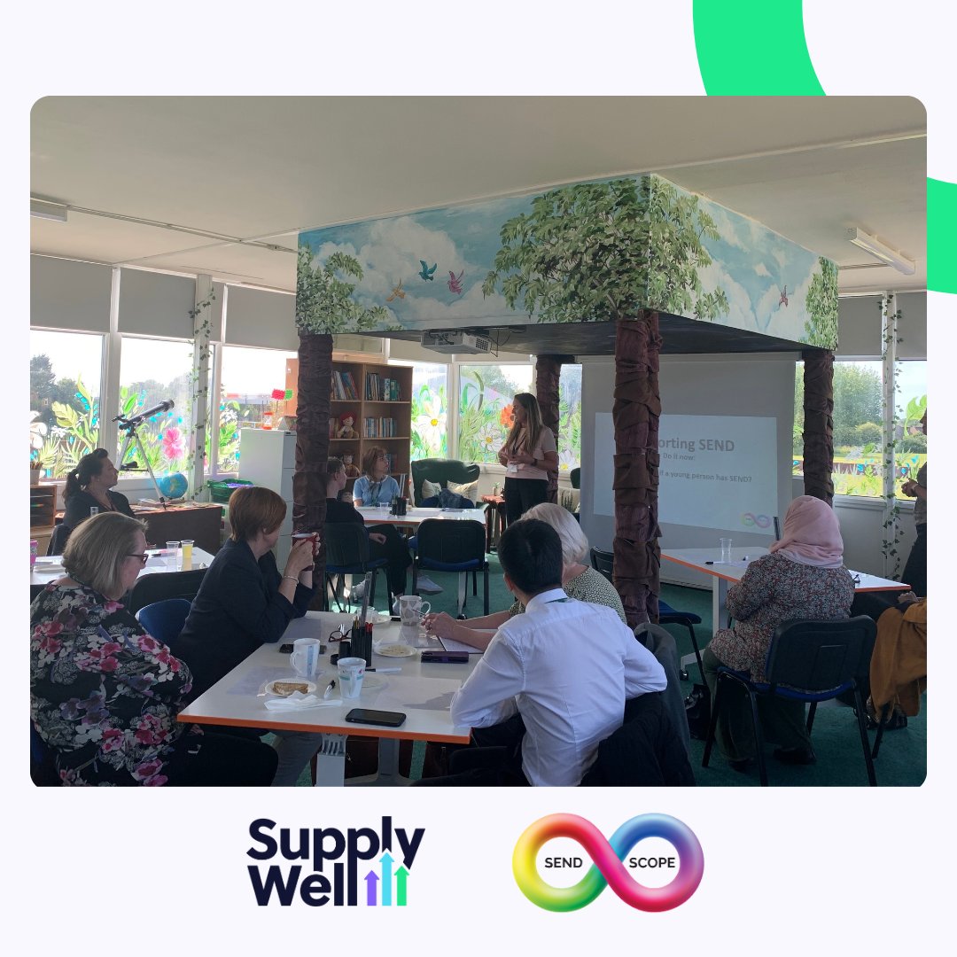 supply_well's tweet photo. Throwback to the first @SENDSCOPE X SupplyWell session 🚀 
Teaching assistants enjoy FREE access to top-notch SEND provision training! 🌟 Ready to level up? Join the next course—sign up to SupplyWell for updates on @SENDSCOPE enrollment! 📚✨#teachingassistant #careergrowth https://t.co/oEm1BxMkTt