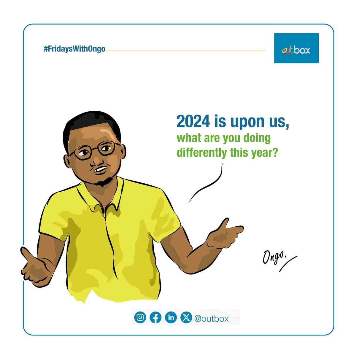 OutboxHub's tweet photo. Reflecting on your 2023 #entrepreneurialjourney, what #valuablelessons stood out for you as a #businessowner?
๐ Share your insights and reveal your strategic plans for 2024.
Let's kick off #FridaysWithOngo with a wealth of knowledge and inspiration! ๐กโจ https://t.co/odUJw0dJbG