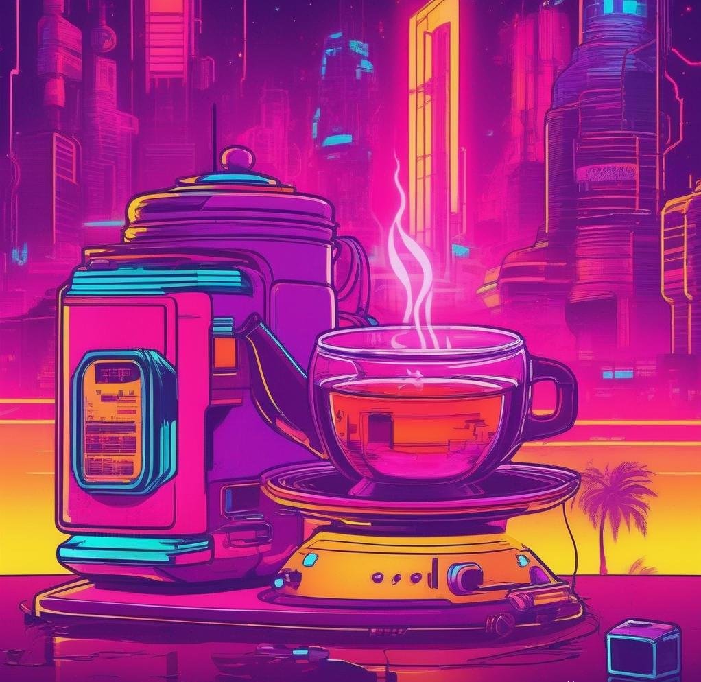 AMALRAJ23504344's tweet photo. βοΈ Sip into the future with Neon Punk Futuristic Tea! Elevate your tea time to a cyberpunk adventure, where vibrant neon colors meet the soothing warmth of your favorite brew. Unleash a taste of innovation in every cup. #NeonTea #FuturisticFlavors ππ΅ https://t.co/PyPiRjBWEH