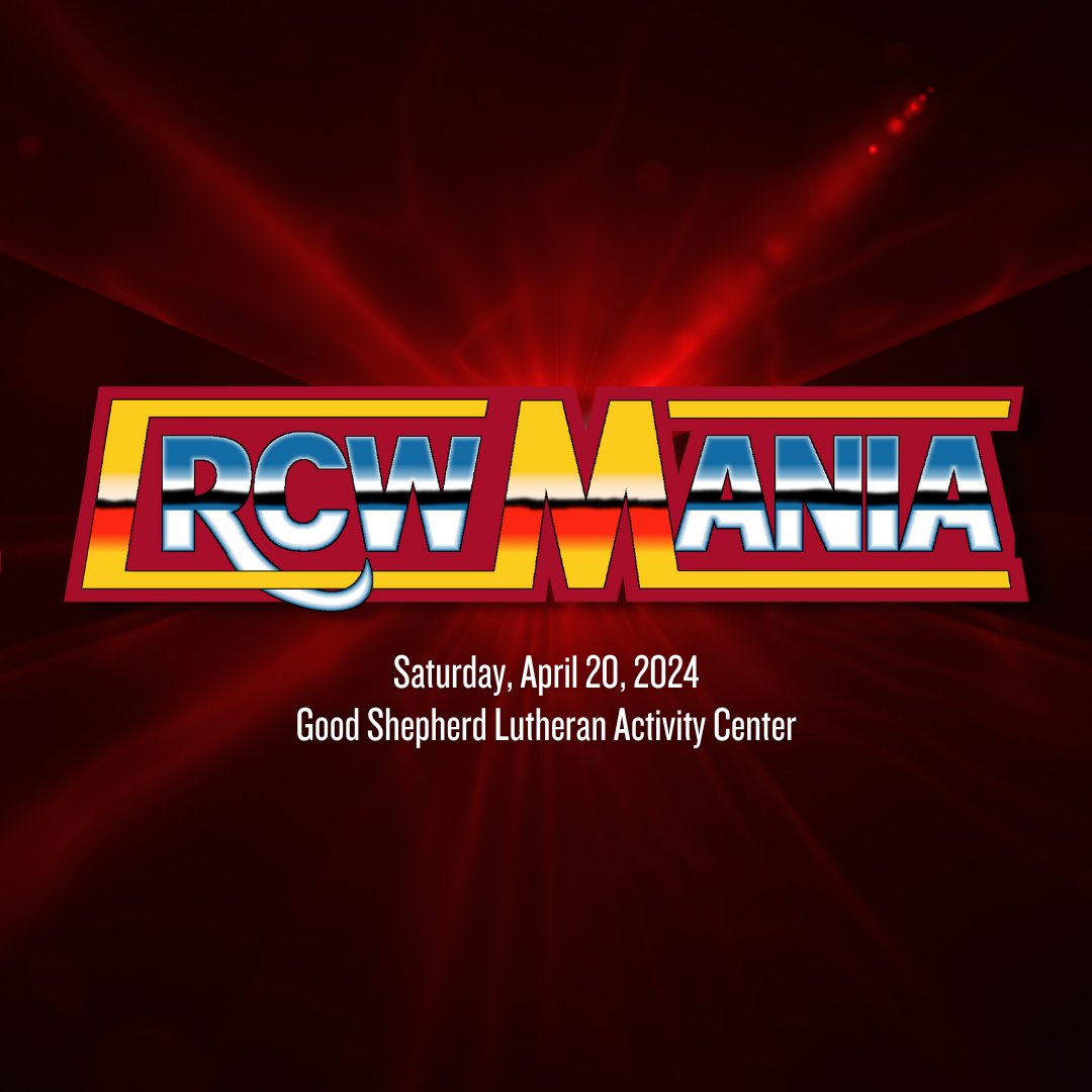 Tickets for RCW: Mania 2024! on Saturday, April 20, are available now at rcw.ticketspice.com/rcw-mania-2024 THIS WILL SELL OUT! Just like Jan. 20!
