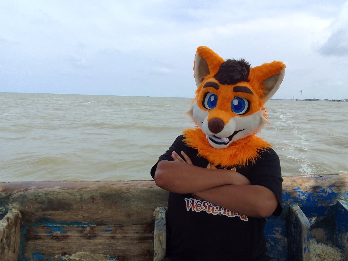 westerlundfurs's tweet photo. Westerlund was going to samudra baru beach and enjoy some little boat trip 🚤🚤 🌊🌊

#FursuitFriday #fursuit #furry #furryindonesia #furrycommunity #furryfandom #westerlund #beach #trip #furmeet_tour https://t.co/7cmaWYaCB7