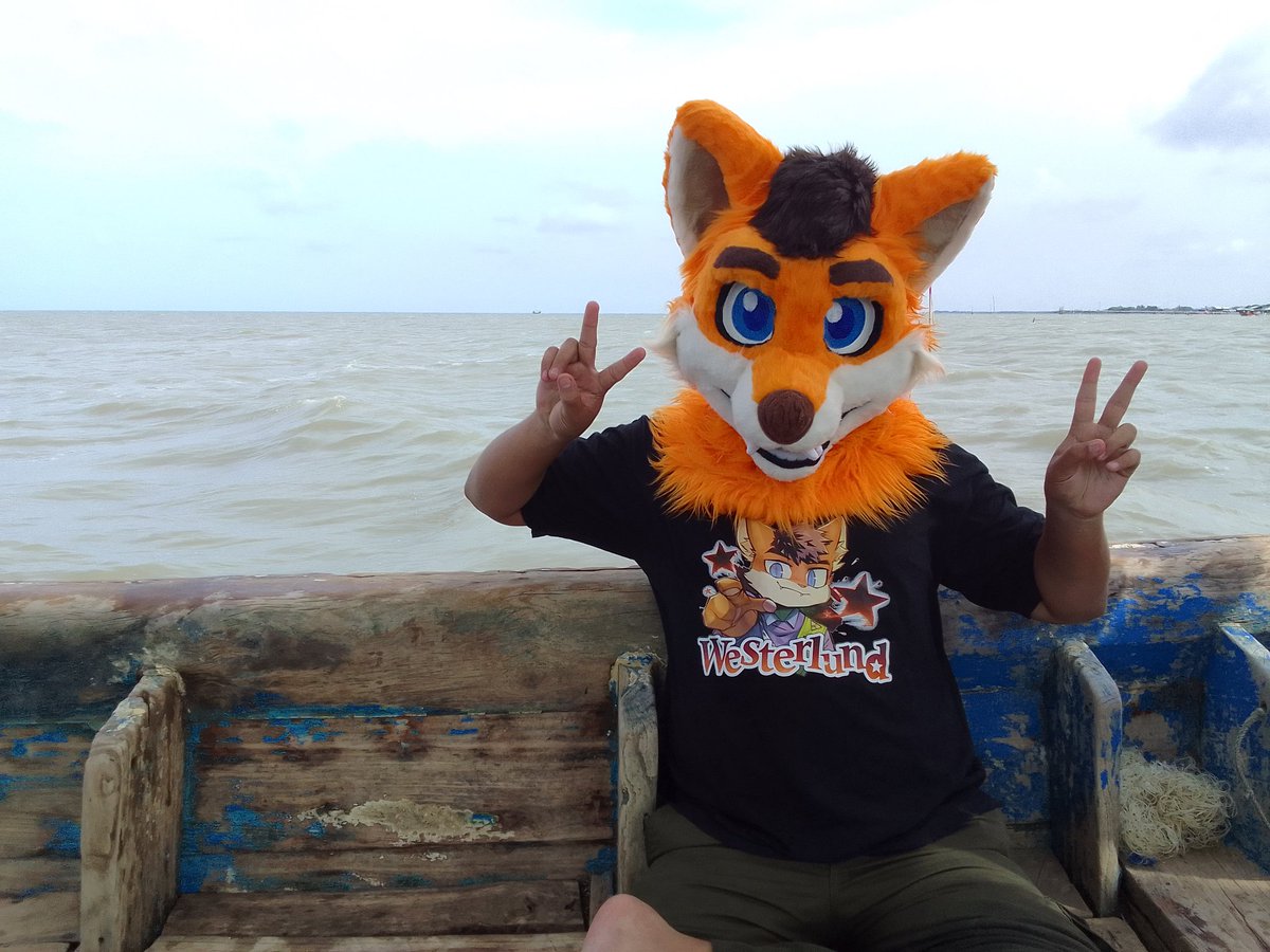 westerlundfurs's tweet photo. Westerlund was going to samudra baru beach and enjoy some little boat trip 🚤🚤 🌊🌊

#FursuitFriday #fursuit #furry #furryindonesia #furrycommunity #furryfandom #westerlund #beach #trip #furmeet_tour https://t.co/7cmaWYaCB7