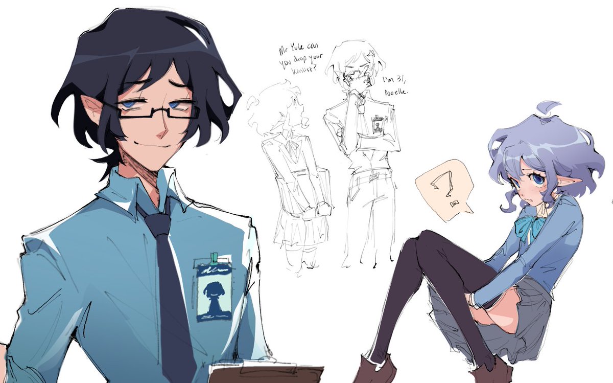 #nogoodnoelle student/teacher au sillies