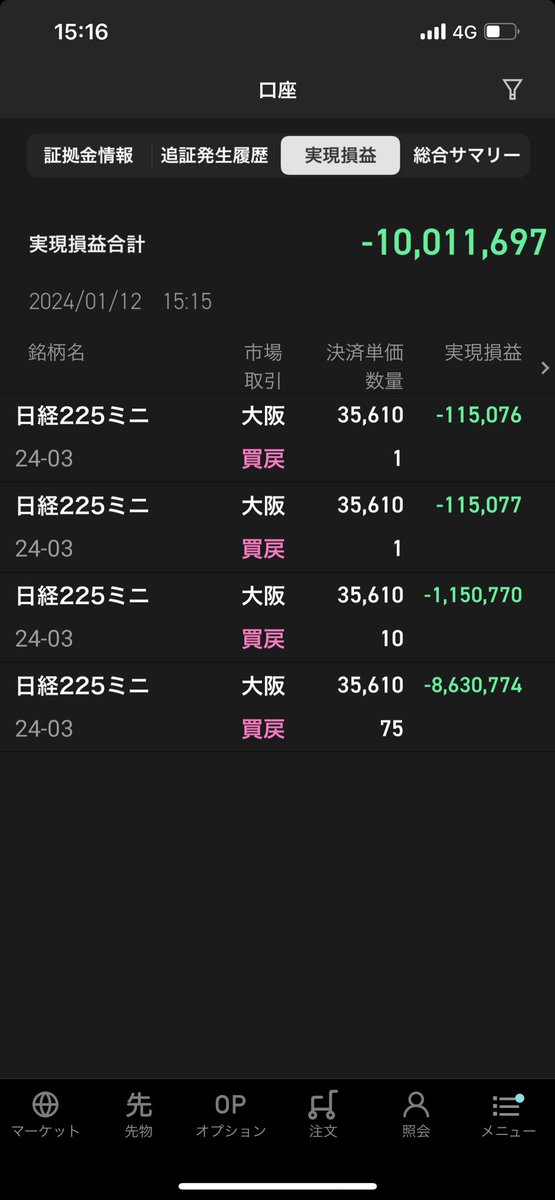 損切りできないマン tweet media