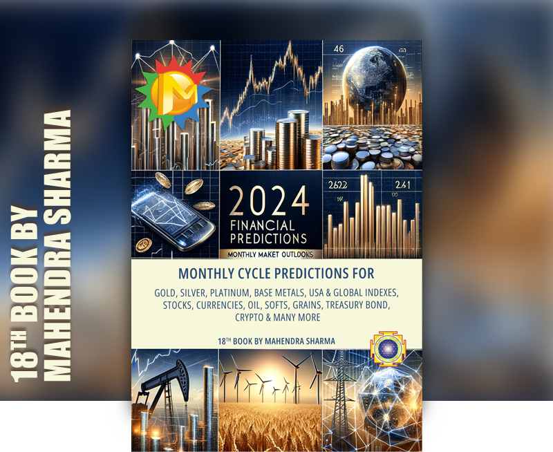 mahendrapredict's tweet photo. Unlock the future: Know how each month of 2024 will trade for stock markets, commodities, currencies, bonds &amp; crypto https://t.co/bMmeFBNFsv

#StockMarket #Commodities #Currencies #Crypto #India #USA #Global #Gold #Silver #ebook #MahendraSharma #FinancialPredictions #Nifty https://t.co/T6wz5fqaHW