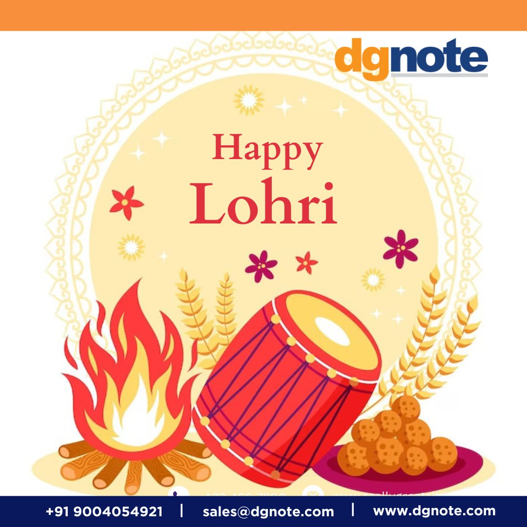 DgnoteSales's tweet photo. Let the rhythm of the dhol and the warmth of Lohri fire bring in a year filled with prosperity and success! 
#dgnote #dgnotetechnologies #festival #HappyLohri #lohri #indianfestival #india #punjab #positivevibes #fun #happiness #lohriwishes #prosperity #success #lights #fire https://t.co/KsJ8uwfpiJ