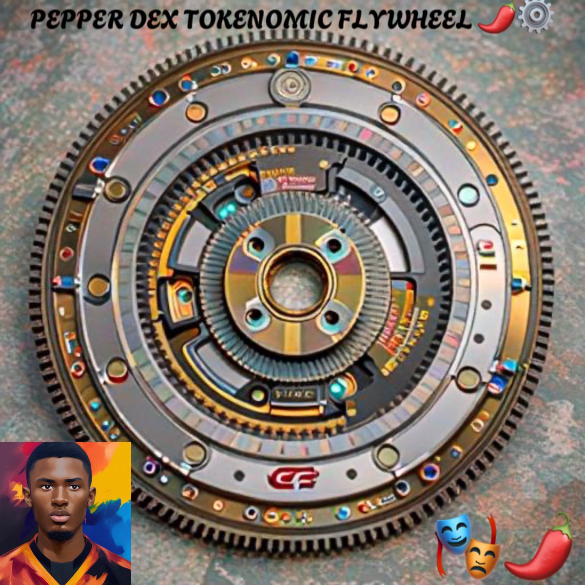 aremu_iroayo's tweet photo. ➠ Introducing the PepperDEX Tokenomic Flywheel! 🌶️🔥
The #PepperDEX Tokenomic Flywheel is a revolutionary concept that drives the growth and sustainability of the PepperDEX ecosystem. Let's dive into its key components: https://t.co/JDRNzOY8NP