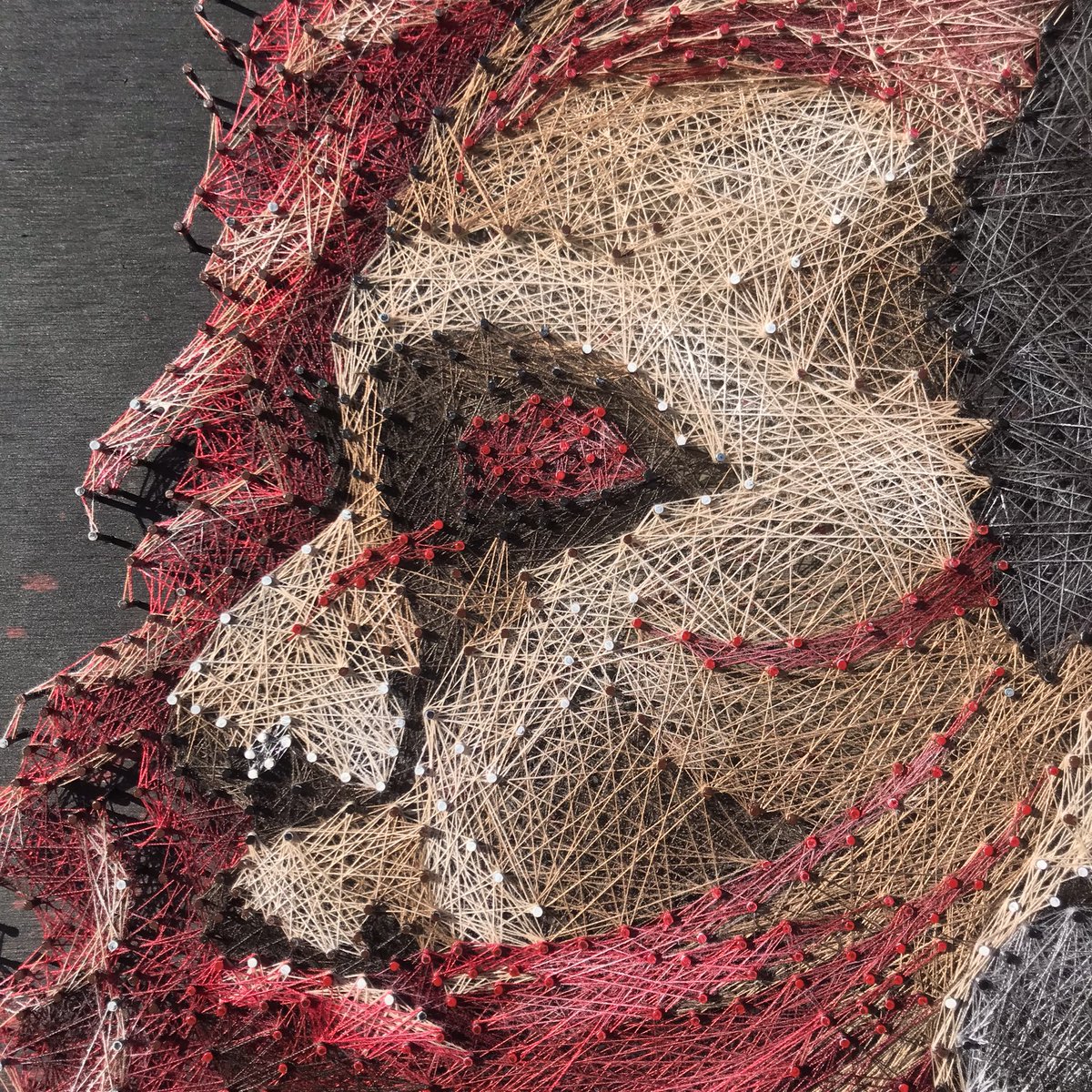 OrenjiThreads's tweet photo. A portrait of @thewillramos I completed late last year. 
Cotton thread and acrylics, 60x45cm
#art #portrait #lornashore https://t.co/kbvb3FPVV6