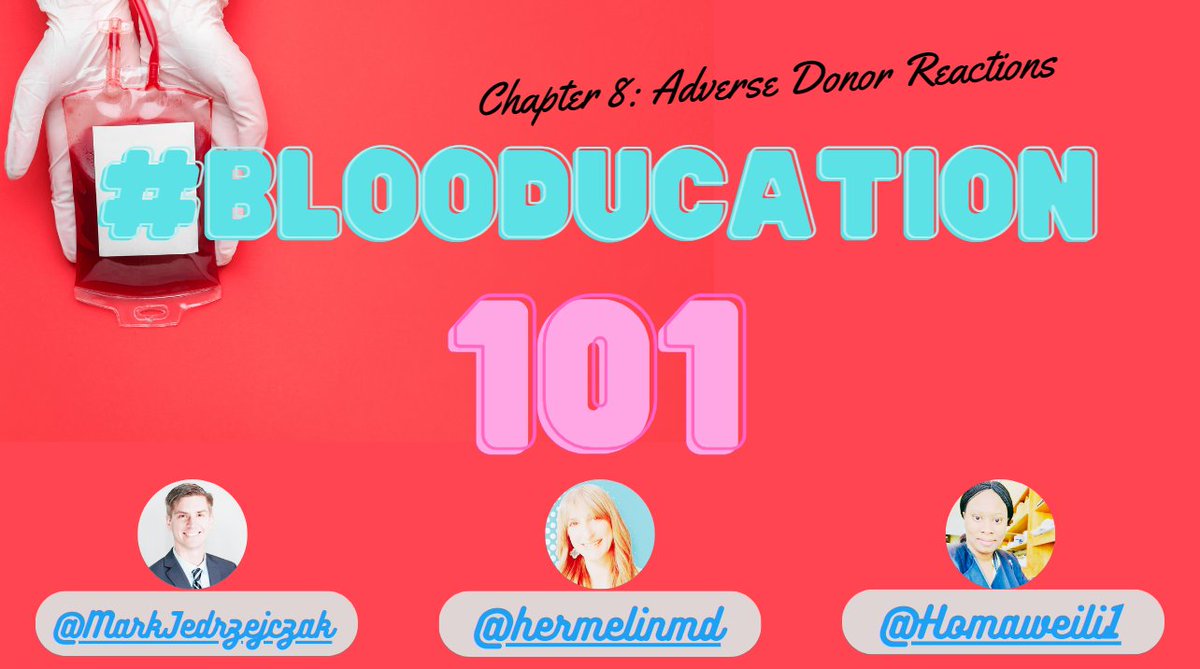 Our #blooducation101 series with @Homaweli1 and @HermelinMD continues! This episode is fitting as it's National Blood Donor Month #BloodDonation americasblood.org/events/nationa… Considering donating, but you want to learn more about potential side effects? Let's jump right into it!