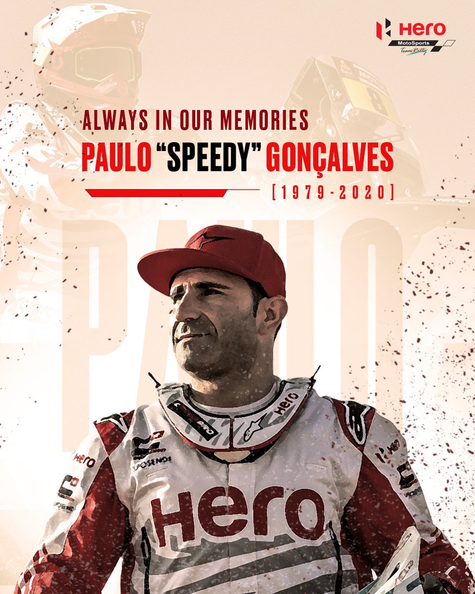 Speedy is never off the tracks - his memory is marked in our hearts, and his heroics etched in the annals of history, forever. Gone, but never forgotten. Rest well, legend 💪🏽 #RaceTheLimits #Dakar2024 #DakarRally #DakarRally2024 #GearedForGlory @dakar @OfficialW2RC