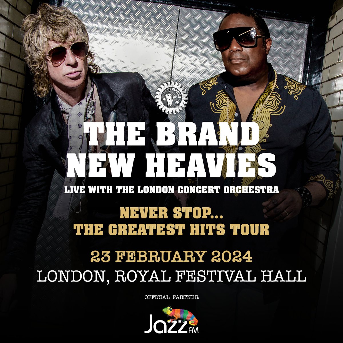 We’re excited to announce that @jazzfm are The Brand New Heavies official partner for the London Royal Festival Hall performance on Friday 23/02! DJ Simon Philips will be joining as the host of the evening. Who's coming? 🎤🎸🎶 Get your tickets here: the-brand-new-heavies.com