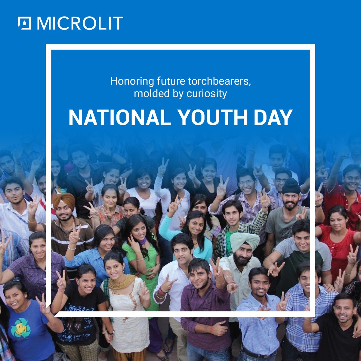 Applauding the architects of tomorrow, inspired by the inquiring minds of youth.✨

Let's inspire, innovate and lead with passion.🌟

#NationalYouthDay #YouthEmpowerment #LeadershipJourney #Microlit #EnablingInnovations #AccuracyMatters #ExperiencePrecision