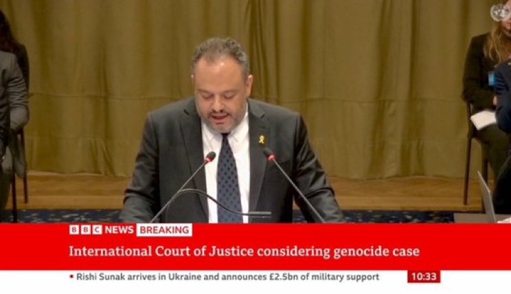How comes the BBC didn’t cover the International Court of Justice yesterday when South Africa was speaking? 🤔
