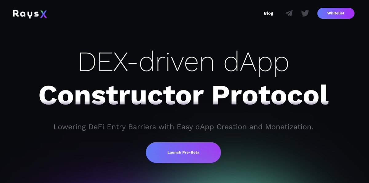 Just revamped our website with stronger positioning! Dive into our project's core concept at 🔗ray.sx. Your feedback is invaluable to us – let's make it even better together! #DeFi #RaysX #FeedbackWelcome