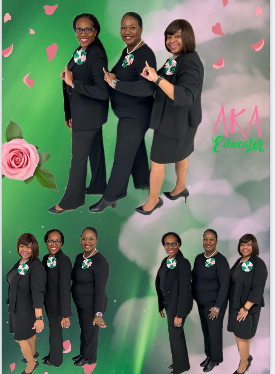 MooreCounselor's tweet photo. We’re standing on Alpha Kappa Alpha Business!! 🩷💚🩷💚 #116YearsofService #Sisterhood @KristalWashin16 @TraylorKappelle https://t.co/HS4MxrNoZK