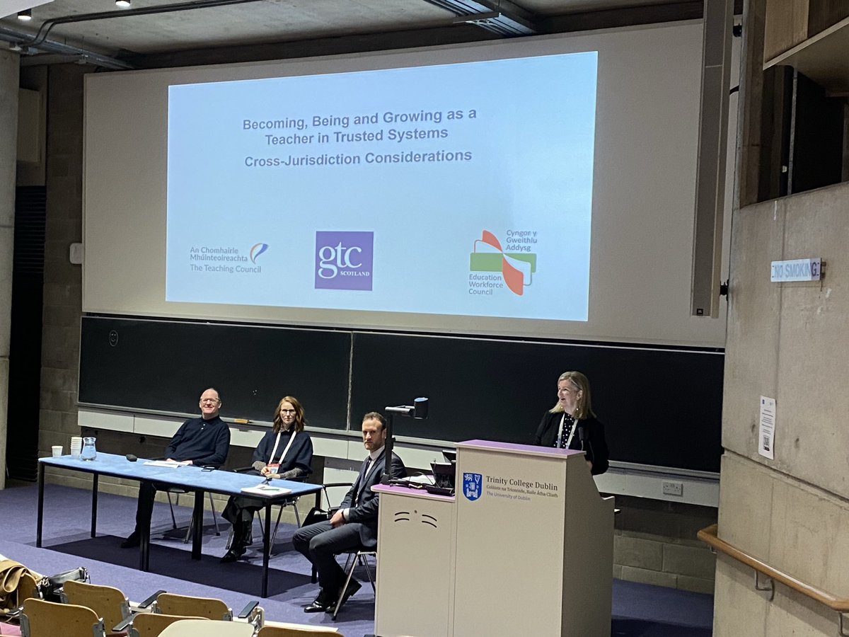 Jacqueline Morley (@gtcsjac) on Twitter photo <a href="/GTCSPauline/">Dr Pauline Stephen</a> offering a Scottish view of the suite of professional standards alongside colleagues from Ireland & Wales as frameworks to support & ensure a trusted teaching profession. Teaching is complex, intellectual & relational work <a href="/gtcs/">The General Teaching Council for Scotland</a> <a href="/GTCSPauline/">Dr Pauline Stephen</a> offering a Scottish view of the suite of professional standards alongside colleagues from Ireland & Wales as frameworks to support & ensure a trusted teaching profession. Teaching is complex, intellectual & relational work <a href="/gtcs/">The General Teaching Council for Scotland</a>