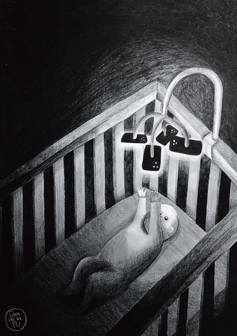 Modern baby. Cartoon by @CamdelaFu: cartoonmovement.com/cartoon/new-cr…

#smartphone #children #digitaladdiction