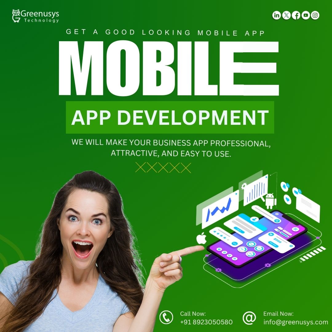 greenusystech's tweet image. #Mobileappdevelopment #mobilesoftwaredevelopment #greenusys
Call us - 9458124722
Click Here - greenusys.com