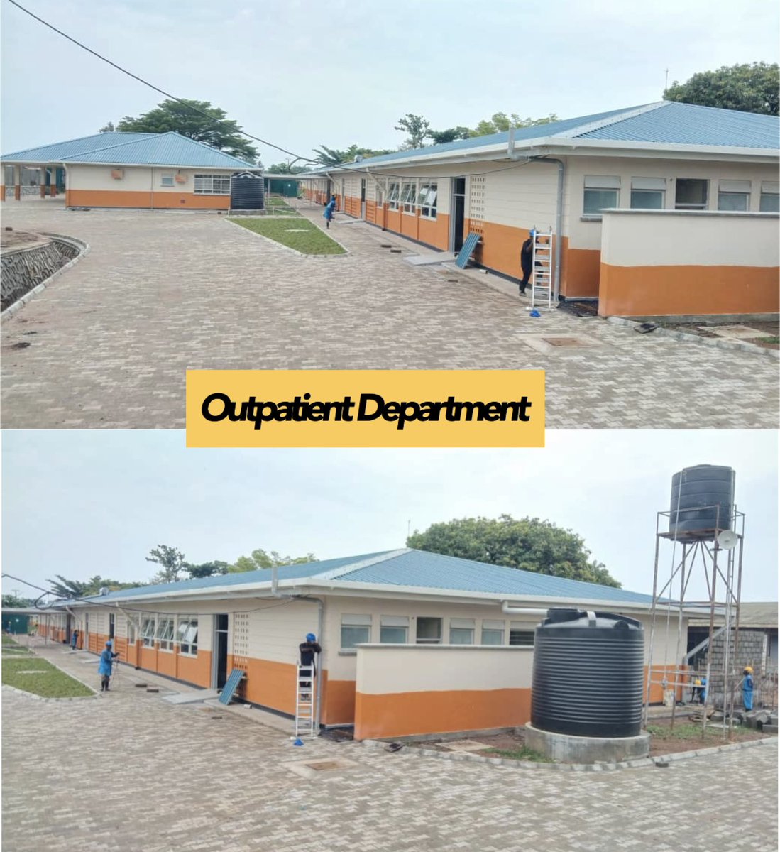 DianaAtwine's tweet photo. Inset : Progress of construction, refurbishment and equipping of Busolwe General Hospital in Butaleja District. The work started on the 21st, October 2022 and will be completed soon. https://t.co/tUxDBCeasF