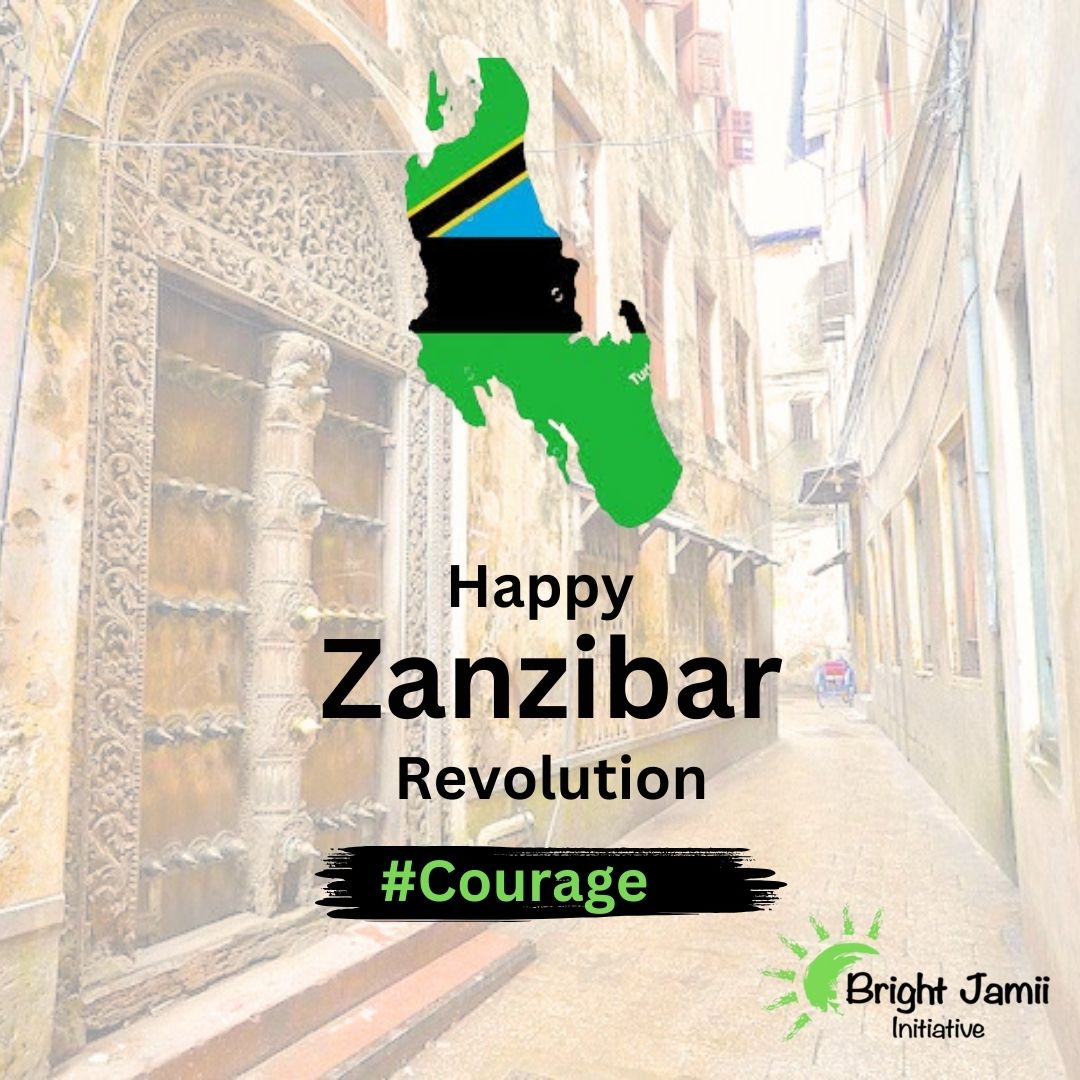 As we celebrate the spirit of the Zanzibar Revolution! 🌍✊ Let's encourage our young ones to be courageous in the face of challenges, fair in their actions, and self-determinants of their destiny. #ZanzibarRevolution #Courage