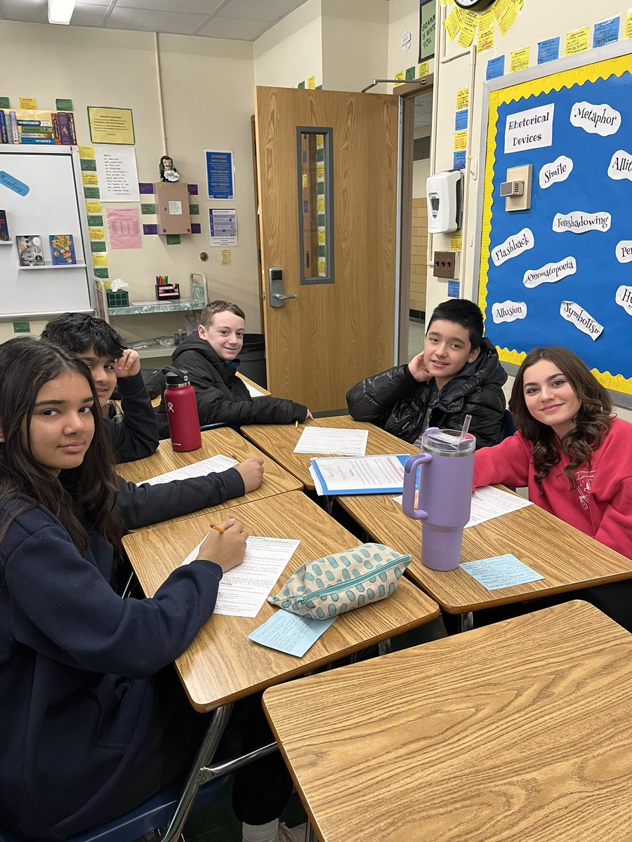 Students worked in stations for two days to review for our writing test next week! #WeAreBethpage <a href="/wELLcometoENL/">Ms. Catterson</a> <a href="/MrsLaRosa_JFK/">Mrs. LaRosa</a>  <a href="/MrsRosello/">Mrs. Rosello</a>