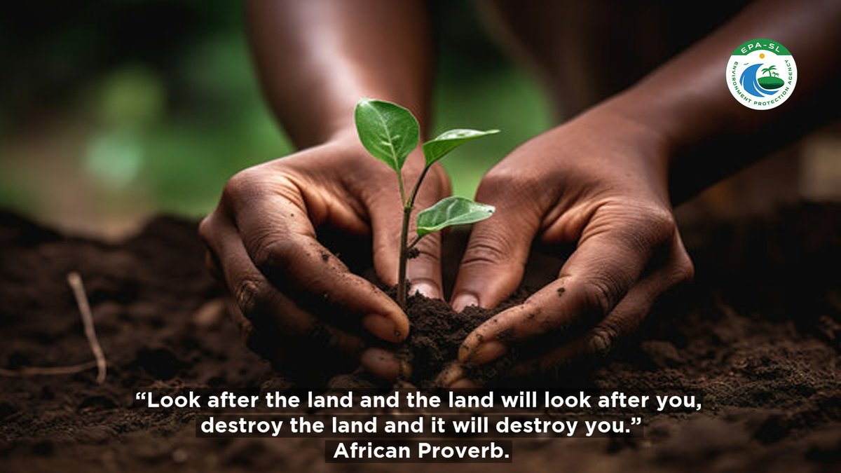 ProtectionLeone's tweet photo. Land with healthy soil resources is essential for life, agricultural production, commercial and industrial purposes.
#EPASL
#MECC
#landthatwelove
#plantandsaveatree
#greensierraleone. https://t.co/cxKlJ2zGC3