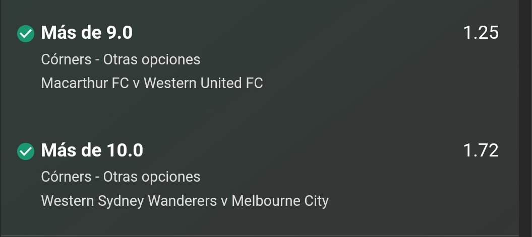 Pues arrancamos la mañana con 2✅️

Cuotas <a href="/1/">1</a>,90 y <a href="/2/">A 2-loop</a>,15 dentrooooooo 🚀🚀🚀🚀🚀

A la tarde miramos los partidos de Inglaterra que creo que hay cosas interesantes. 

Seguimoooooooos 💪