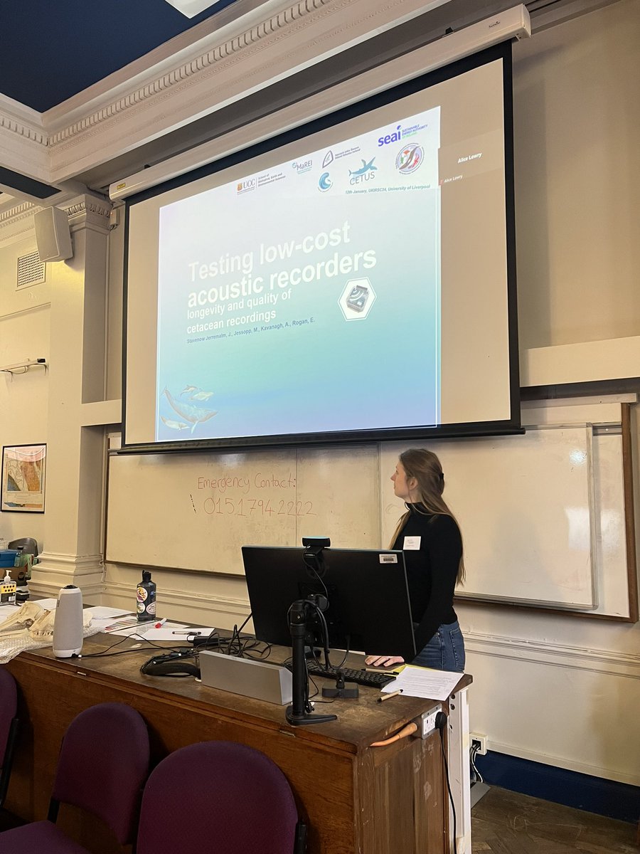 Next, are #HydroMoths promising for cetacean acoustic monitoring? New, small and cheap devices recorded sounds of several cetacean species in field. Sounds were visually analysed and run through detection algorithms <a href="/Jas_Stw/">J Stavenow Jerremalm</a> <a href="/GannetGuy/">Mark Jessopp</a> <a href="/ailbhesk/">Ailbhe Kavanagh</a> <a href="/rogan_e/">Emer Rogan</a> <a href="/uccBEES/">Biological, Earth & Environmental Sciences, UCC</a> <a href="/MaREIcentre/">MaREI</a>