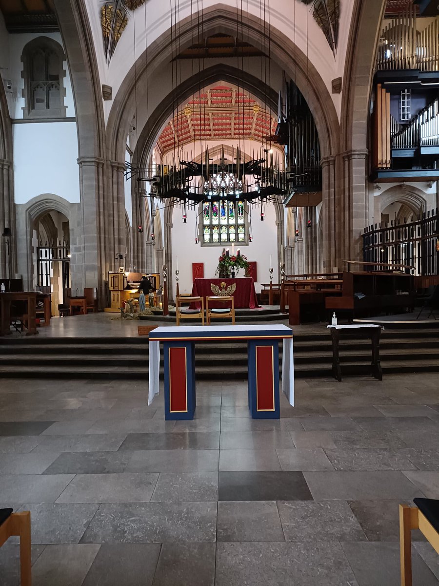 rhiannonhrees's tweet photo. Blackburn Cathedral yesterday. The welcome noted that I had a nice shiny sticker for Saint Paul’s Cathedral. She wasn’t issued with that one 🎉 https://t.co/TuS21qtY4r