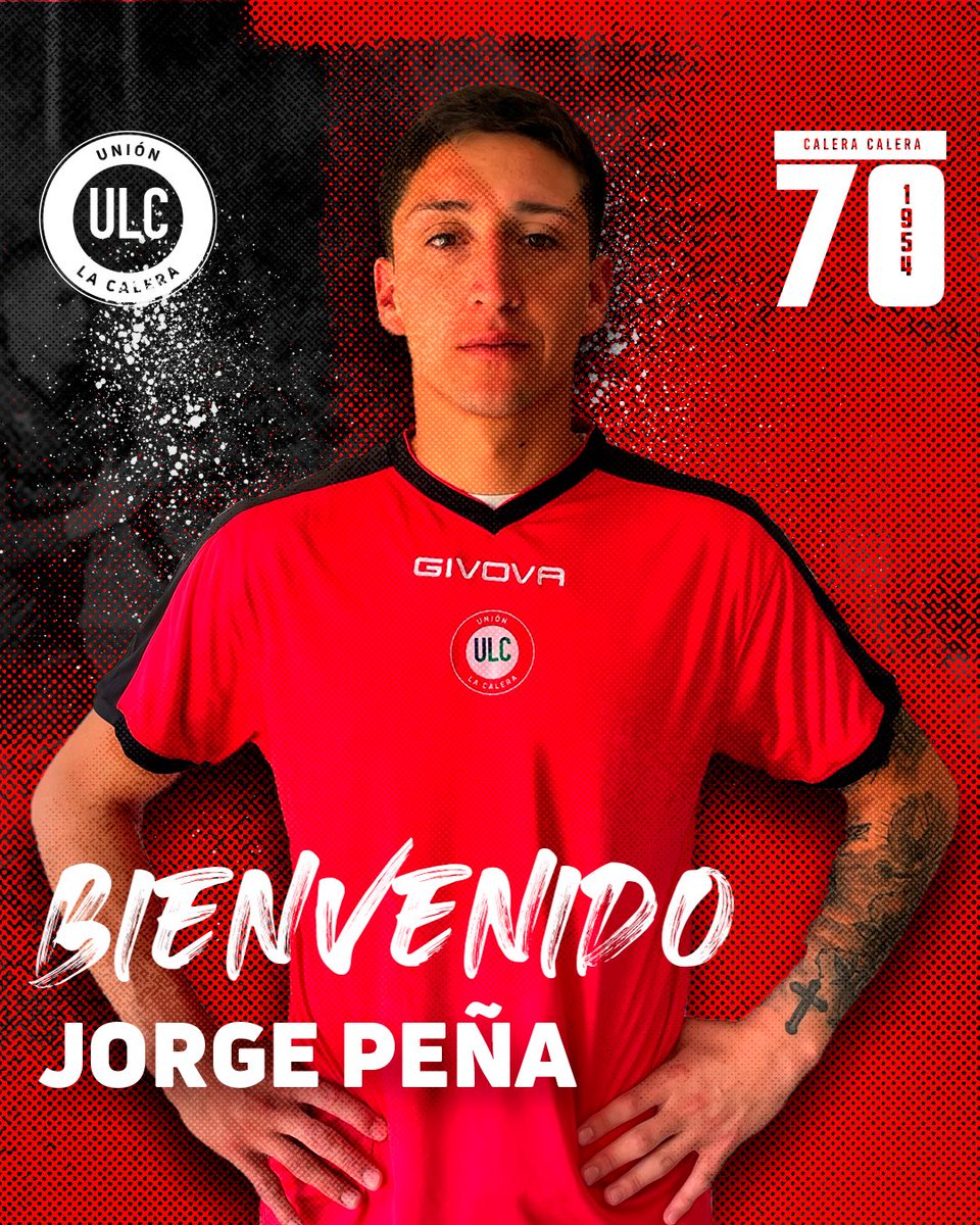 🔛 ¡Bienvenido al Rojo, Jorge Peña! 👊❤ El portero de 23 años, ya es cementero y está a disposición para defender el arco cementero 🧤🥅 en la temporada 2024 💪⚽ Que sea un buen 2024 Jorge 🙌❤ #VamosCalera ❤ #70AñosAlRojoDeMiVida #CaleraCalera