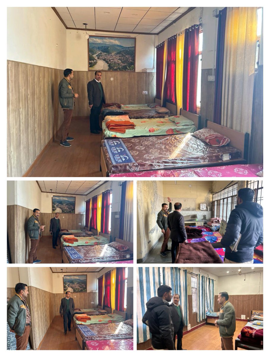 McorpMandi's tweet photo. आज दिनांक 12-01-2024 को नगर निगम के आयुक्त महोदय एचo एस o राणा द्वारा टाउन हॉल में स्थित रैन बसेरे का औचक निरीक्षण किया गया। https://t.co/aBiGbKi598