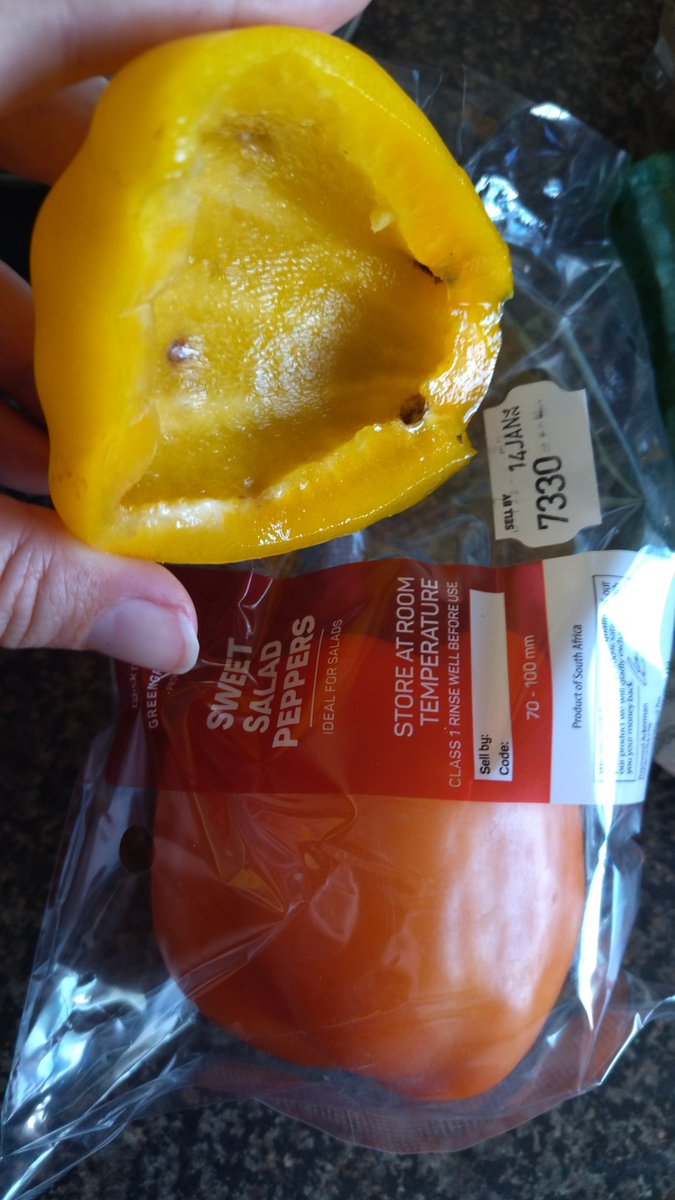 And this is why I try not to buy fresh veg from <a href="/PicknPay/">Pick n Pay</a> 😞 Cutting around it should be ok right? 😄 #nastysurprise