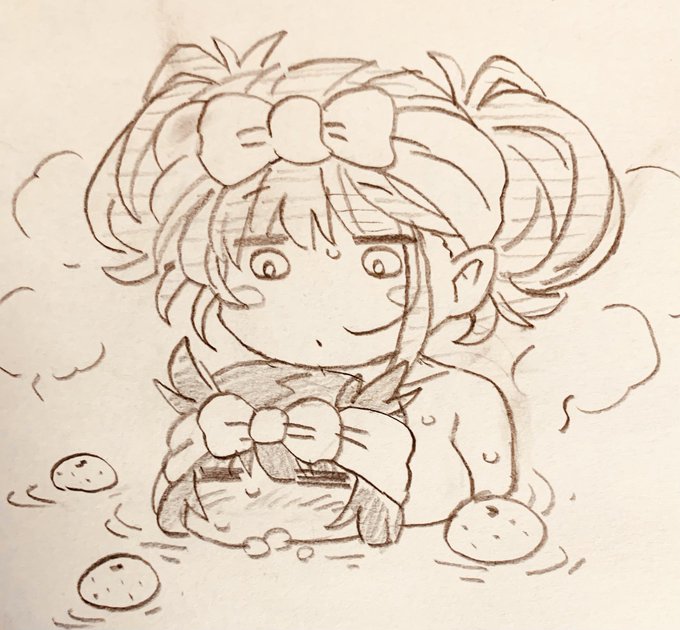 #みんなでデフォルメ絵をあげて幸せな気分になろうラクなのでデフォルメらくがきしかしてない 