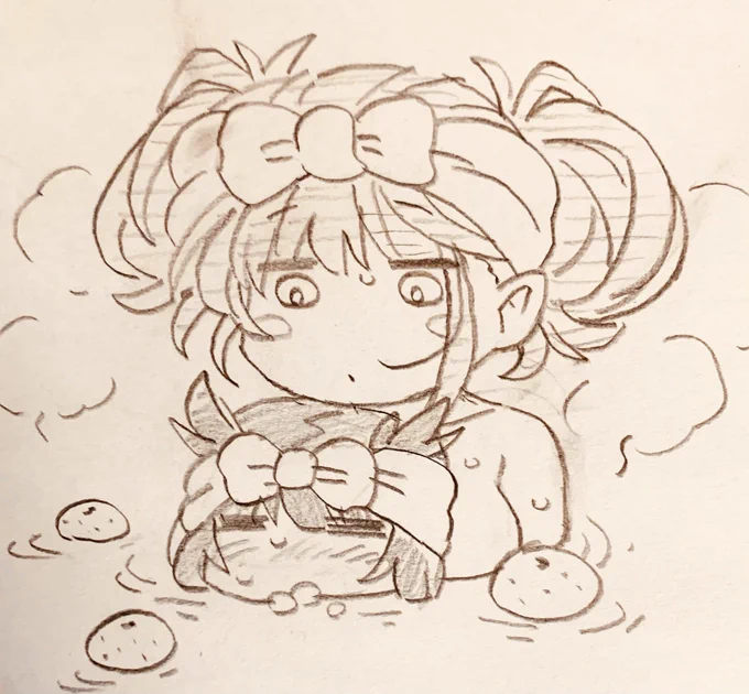 #みんなでデフォルメ絵をあげて幸せな気分になろう
ラクなのでデフォルメらくがきしかしてない🤪 