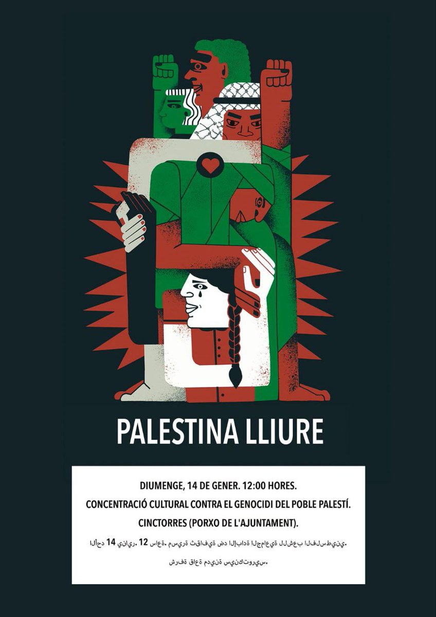 NoMatCCastello's tweet photo. 🚫Del colonialisme som contraris🧨

Per això les comarques de Castelló eixim als carrers per exigir la fi del comerç d'armes i les relacions amb l'estat d'Israel

13/01 Nules

14/01 Cinctorres

20/01 Castelló i Borriol

21/01 Morella

🌱La solidaritat és la tendresa dels pobles🇵🇸 https://t.co/kQ4pyyiPTG