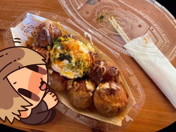 これ載せるの忘れてたたこ焼きちびたす 