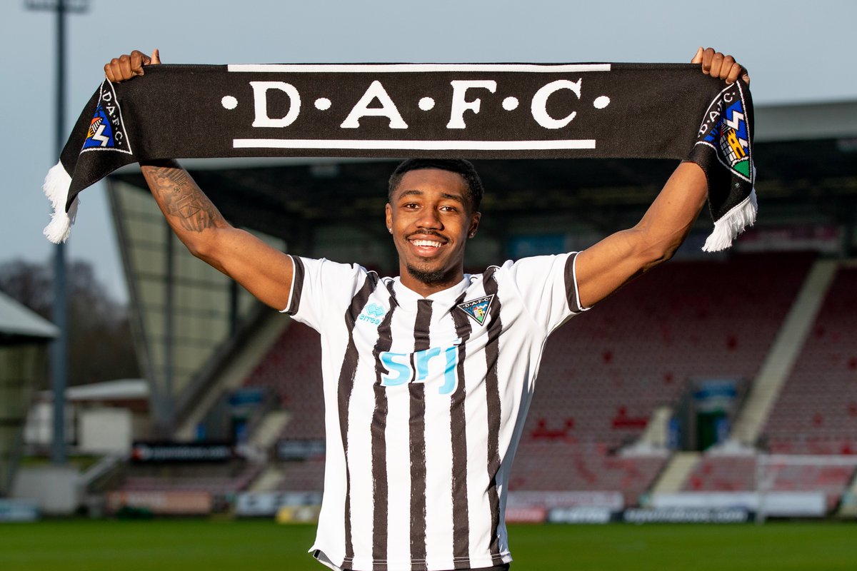 officialdafc's tweet photo. Welcome to KDM Group East End Park @MalachiWalcott5 

➡️ https://t.co/etalRsStDL https://t.co/ZOWJyOLfNE