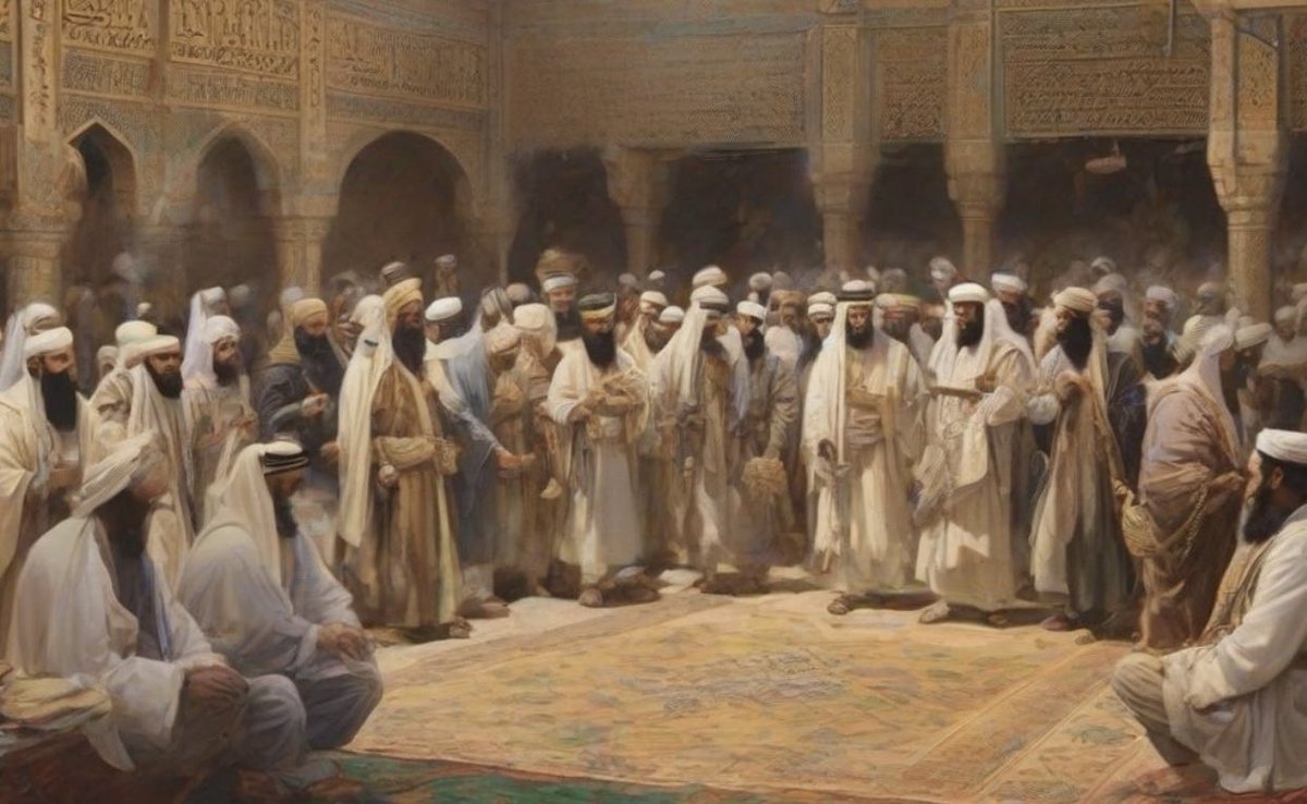 algahz255's tweet photo. كان موسى بن سيار الأُسواري يجلس في مجلسه، فتقعد العرب عن يمينه، والفرس عن يساره، فيقرأ الآية، " ويفسرها للعرب بالعربية ثم يحوِّل وجهه إلى الفرس فيفسِّرها لهم بالفارسية، فلا يُدرَى بأي لسان هو أبين " .  

#الجاحظ https://t.co/T2QRvQ10u6