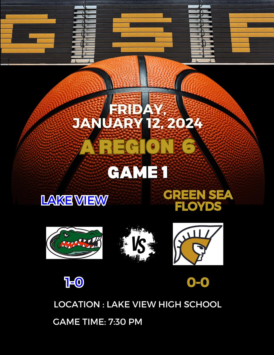 Our 1st game of region starts tonight!!