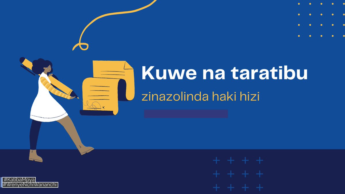 #UhuruWaKujieleza hautakiwi kwenye propaganda za vita, uchochezi wa ghasia, utetezi wa chuki unaozingatia rangi, kabila, jinsia au dini, na unaojumuisha uchochezi wa kusababisha madhara hii ni kwa sababu za kiusalama wa nchi.  #KatibaMpya #WenyeNchiWananchi