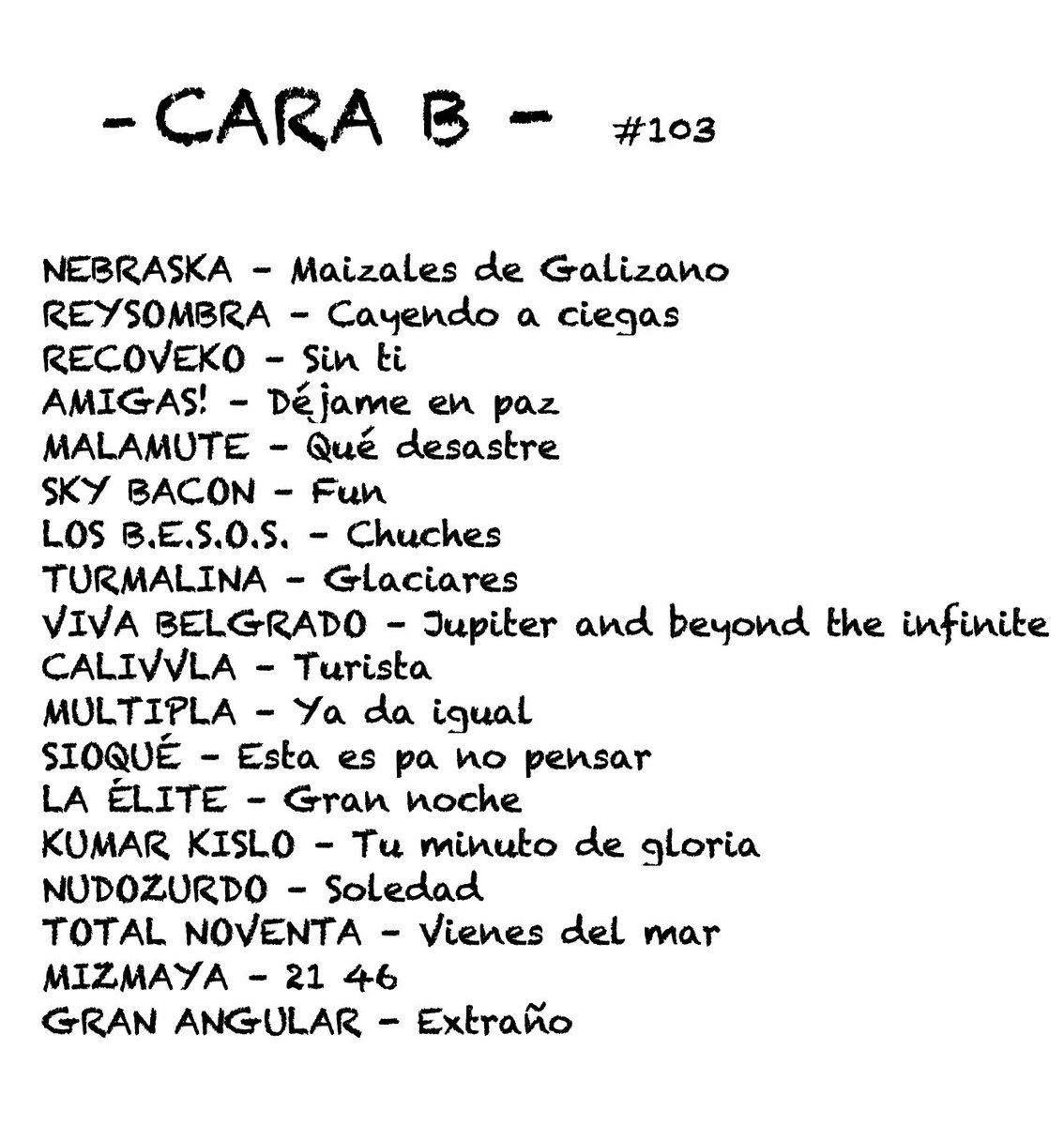 - CARA B - tweet media