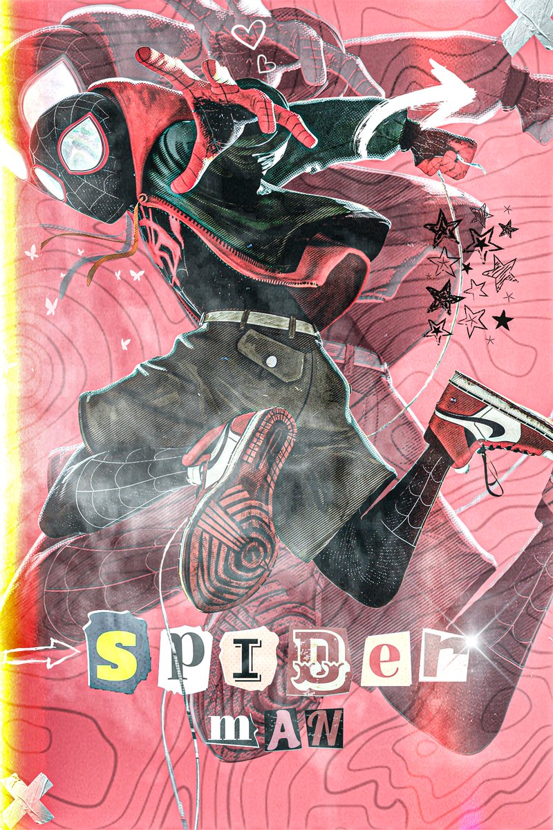 vayneartss's tweet photo. spiderman poster https://t.co/lzVum5Ed8P